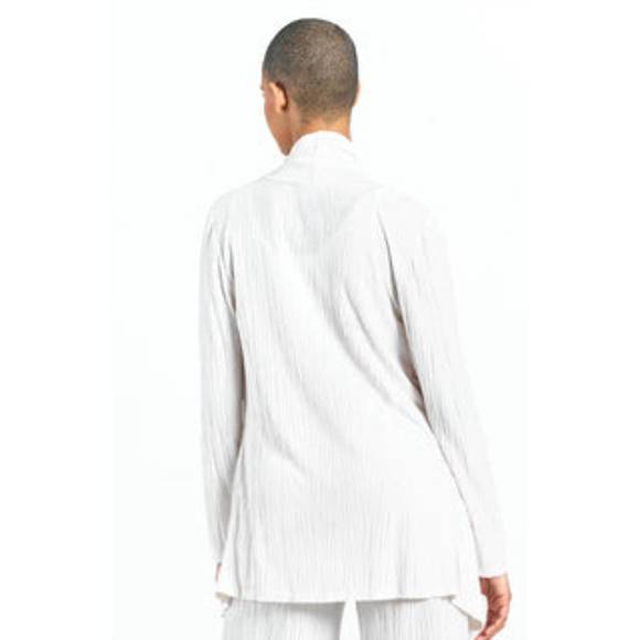 NEW CLARA SUNWOO soft pleat knit - cardigan & tank twinset in cream - Picture 2 of 3